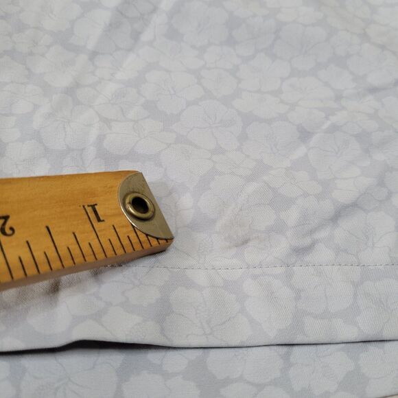 Men's Peter Millar Gray Floral Pattern Stretch Flat Front Chino Golf Shorts 40 - Picture 8 of 11